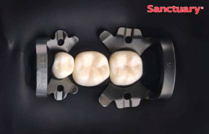 Коффердам Sanctuary черный с клампами